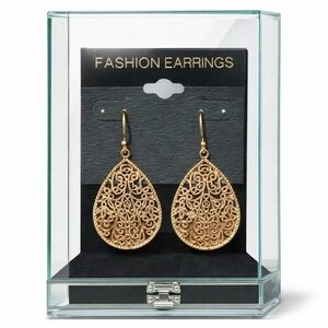 Gold fashion earrings